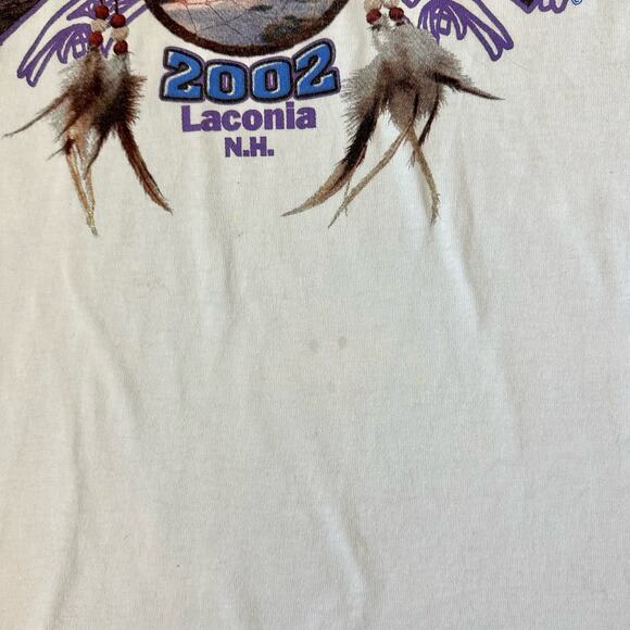 Vintage 2002 Laconia Rally & Races Wolves T-shirt - Picture 6 of 8